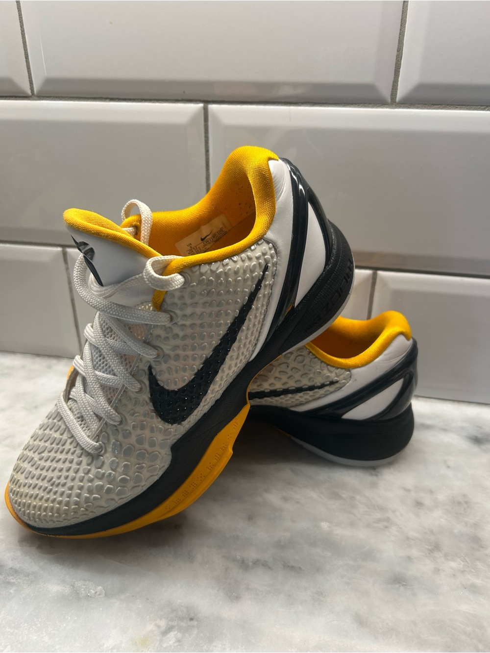 Kids Nike Kobe 5 Protro white Del Sol
